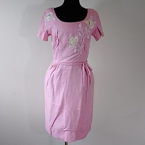 Vintage Nat Kaplan New York ILGWU Women Dress Size ML